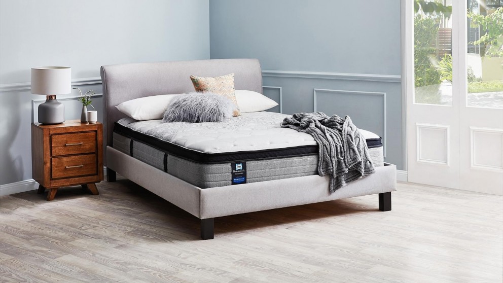 sealy posturepedic memory series stockholm plush queen mattress